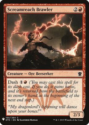 Screamreach Brawler card from The List Reprints