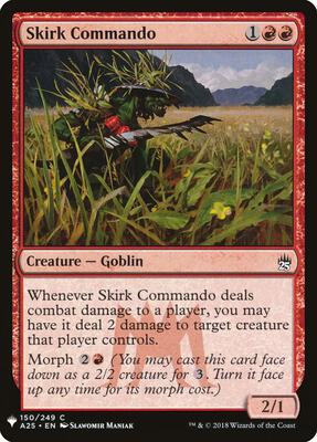 Skirk Commando card from The List Reprints