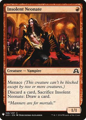 Insolent Neonate card from The List Reprints
