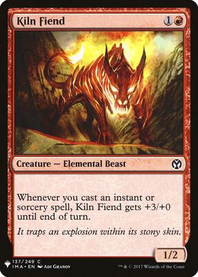 Kiln Fiend card from The List Reprints