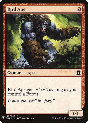 Kird Ape card from The List Reprints