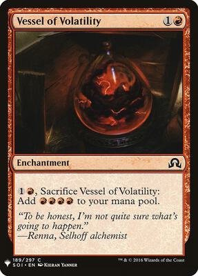 Vessel of Volatility card from The List Reprints