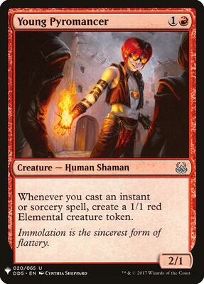 Young Pyromancer (DDS) card from The List Reprints