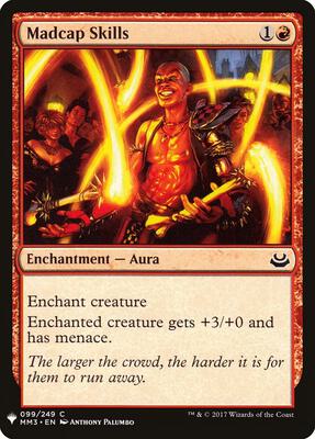 Madcap Skills card from The List Reprints