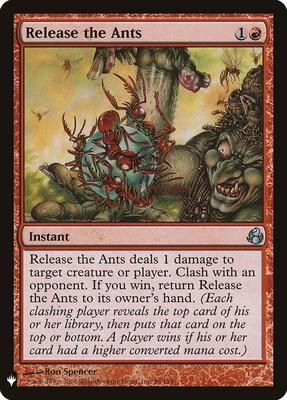 Release the Ants card from The List Reprints