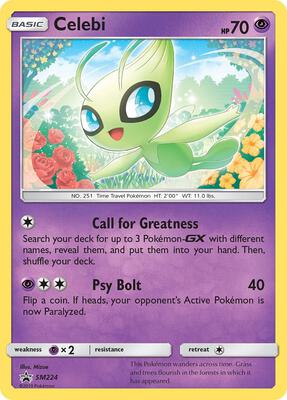 Celebi - SM224 card from SM Promos