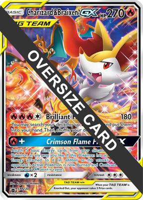 Charizard & Braixen GX - SM230 (SM Black Star Promo) card from Jumbo Cards
