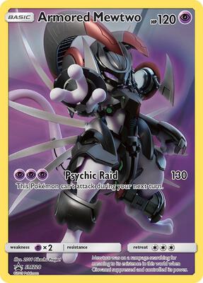 Armored Mewtwo - SM228 card from SM Promos