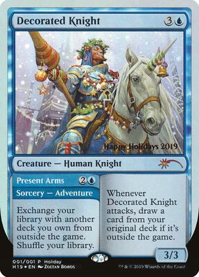 Decorated Knight card from Special Occasion