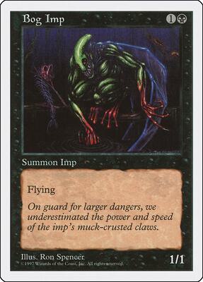 Bog Imp card from Fifth Edition