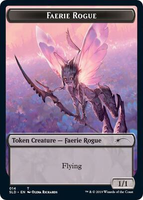 Faerie Rogue Token (014) card from Secret Lair Drop Series