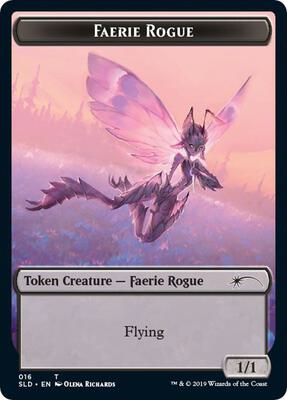 Faerie Rogue Token (016) card from Secret Lair Drop Series