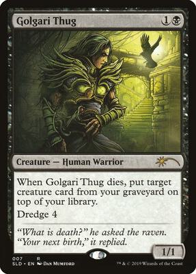 Golgari Thug card from Secret Lair Drop Series