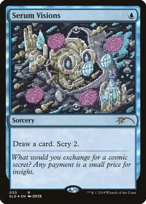 Serum Visions (030) card from Secret Lair Drop Series