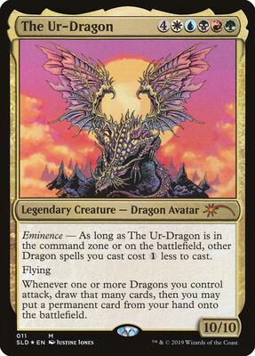 The Ur-Dragon card from Secret Lair Drop Series