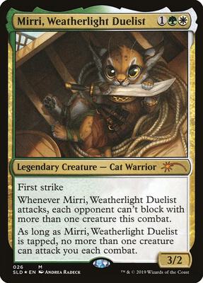 Mirri, Weatherlight Duelist card from Secret Lair Drop Series