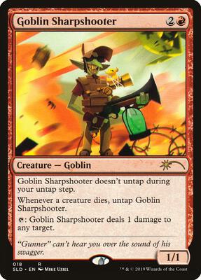 Goblin Sharpshooter card from Secret Lair Drop Series