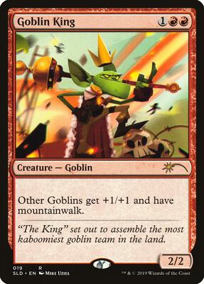 Goblin King (019) card from Secret Lair Drop Series