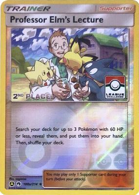 Professor Elm's Lecture - 188a/214 (League Challenge) [2nd Place] card from League & Championship Cards