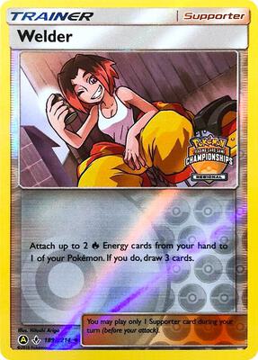Welder - 189a/214 (Regional Championships) card from League & Championship Cards