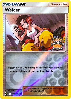Welder - 189a/214 (Regional Championships) [Staff] card from League & Championship Cards