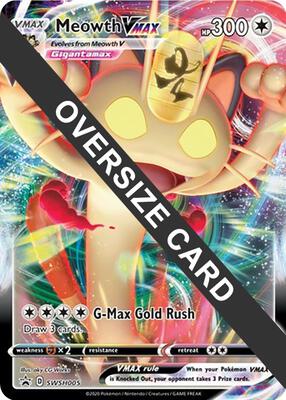 Meowth VMAX - SWSH005 card from Jumbo Cards