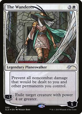 The Wanderer (Stained Glass) card from Secret Lair Drop Series
