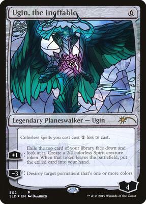 Ugin, the Ineffable (Stained Glass) card from Secret Lair Drop Series