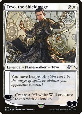 Teyo, the Shieldmage (Stained Glass) card from Secret Lair Drop Series