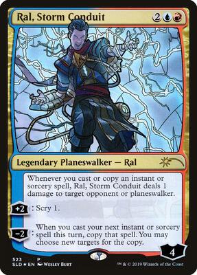 Ral, Storm Conduit (Stained Glass) card from Secret Lair Drop Series