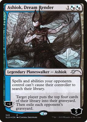 Ashiok, Dream Render (Stained Glass) card from Secret Lair Drop Series
