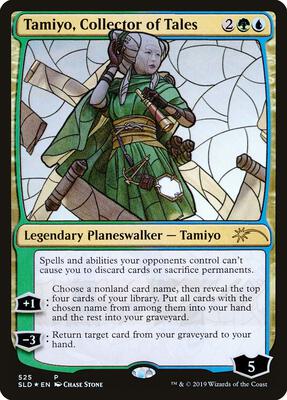 Tamiyo, Collector of Tales (Stained Glass) card from Secret Lair Drop Series