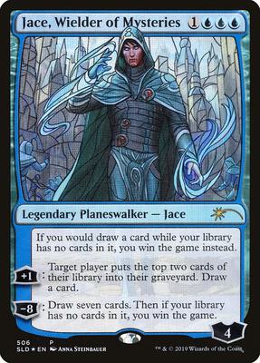 Jace, Wielder of Mysteries (Stained Glass) card from Secret Lair Drop Series