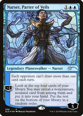 Narset, Parter of Veils (Stained Glass) card from Secret Lair Drop Series