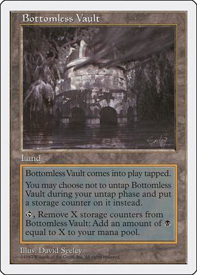 Bottomless Vault card from Fifth Edition