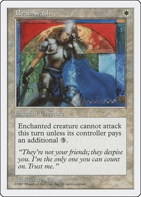 Brainwash card from Fifth Edition