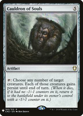 Cauldron of Souls card from The List Reprints