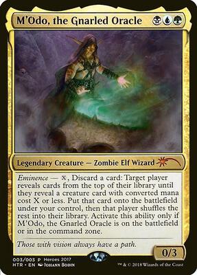 M'Odo, the Gnarled Oracle card from Unique and Miscellaneous Promos