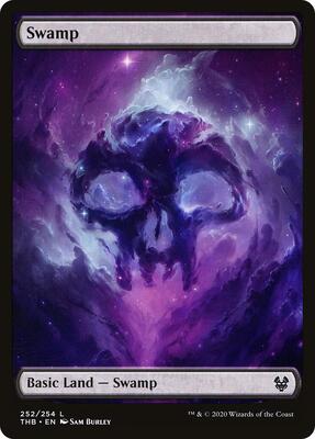 Swamp card from Theros Beyond Death
