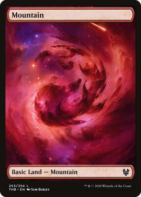 Mountain card from Theros Beyond Death