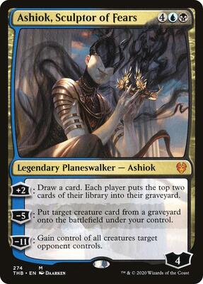 Ashiok, Sculptor of Fears card from Theros Beyond Death