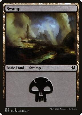 Swamp (282) card from Theros Beyond Death