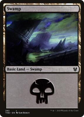 Swamp (283) card from Theros Beyond Death
