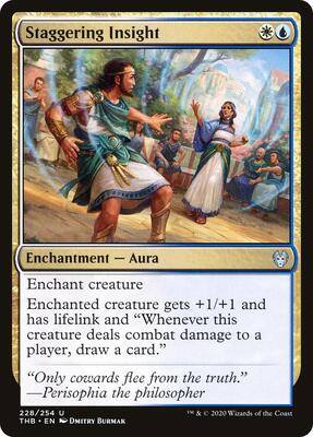 Staggering Insight card from Theros Beyond Death
