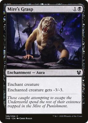 Mire's Grasp card from Theros Beyond Death