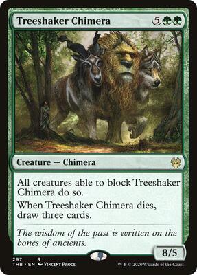 Treeshaker Chimera card from Theros Beyond Death