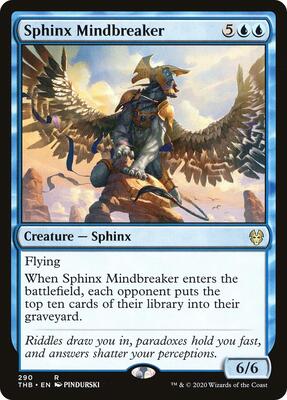 Sphinx Mindbreaker card from Theros Beyond Death