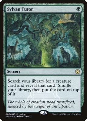 Sylvan Tutor card from Judge Promos