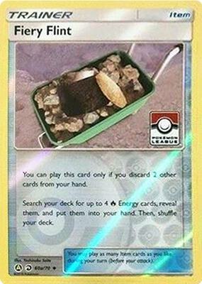 Fiery Flint - 60a/70 (Pokemon League) card from League & Championship Cards