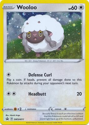 Wooloo - SWSH011 card from SWSH: Sword & Shield Promo Cards